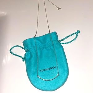 Tiffany T Smile Pendant in Sterling Silver, Small